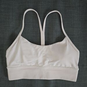 Lululemon Athletica STRAWBERRY MILK Flow Y Sports Bra